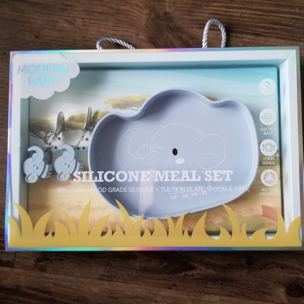 Modern Baby Silicone Meal Set - Elephant